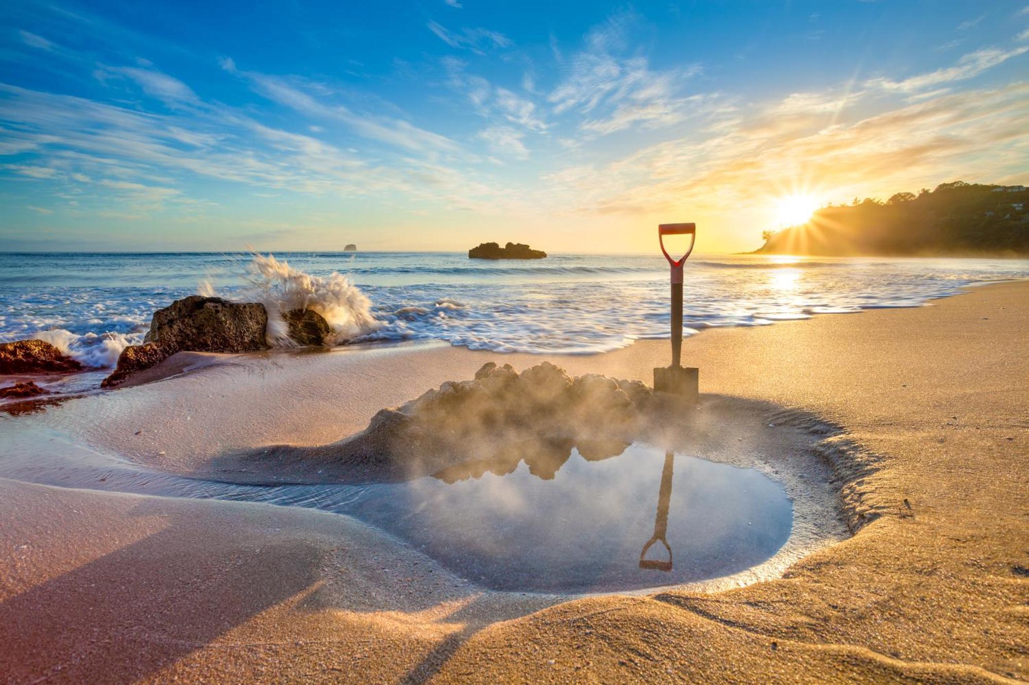 Hot Water Beach Bure Wai Hotwater Beach Bagian luar foto